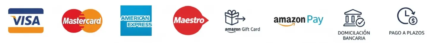 Formas de pago aceptadas Formas de pago aceptadas
